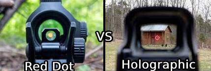 red dot vs holographic